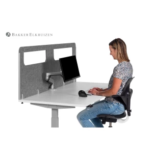 Namizni akustični panel BE Safety Screens – raven Zdrava-pisarna.si