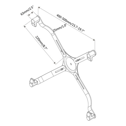 VESA adapter nosilca za monitor Digitus Zdrava-pisarna.si VESA adapter nosilca za monitor Digitus - slika 10