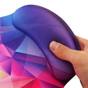 Ergonomska podloga za miško s spominsko peno Krog – več motivov Zdrava-pisarna.si