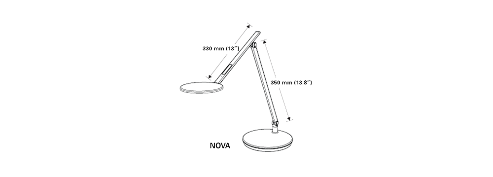 Namizna svetilka Humanscale® Nova task light Zdrava-pisarna.si Namizna svetilka Humanscale® Nova task light Zdrava-pisarna.si