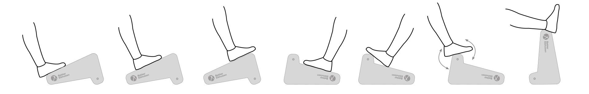 Počivalo za noge BE FootRest No.3 Zdrava-pisarna.si
